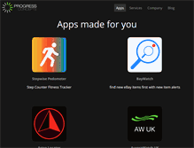 Tablet Screenshot of progressconcepts.com